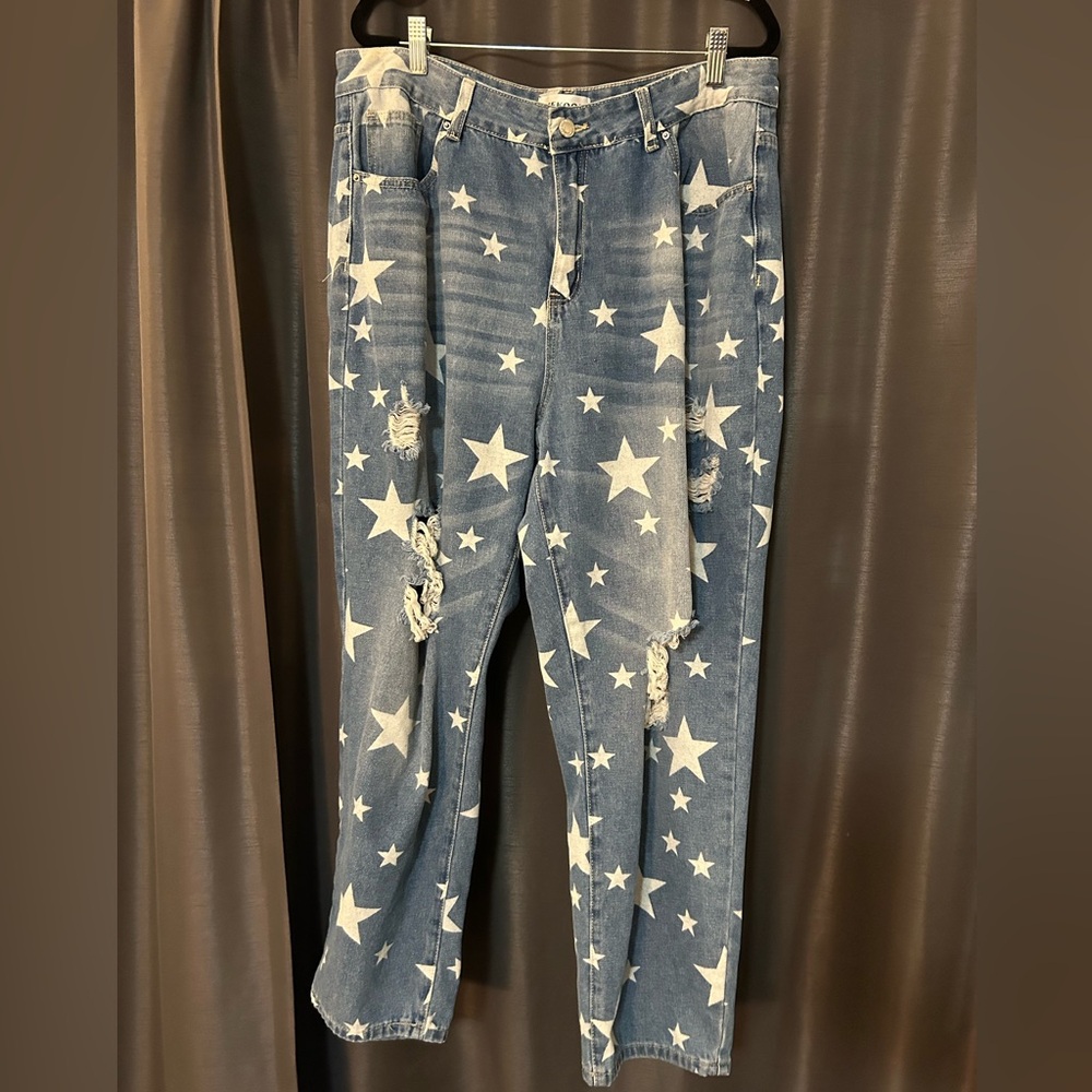Mekool Blue Denim Jeans Size 2X